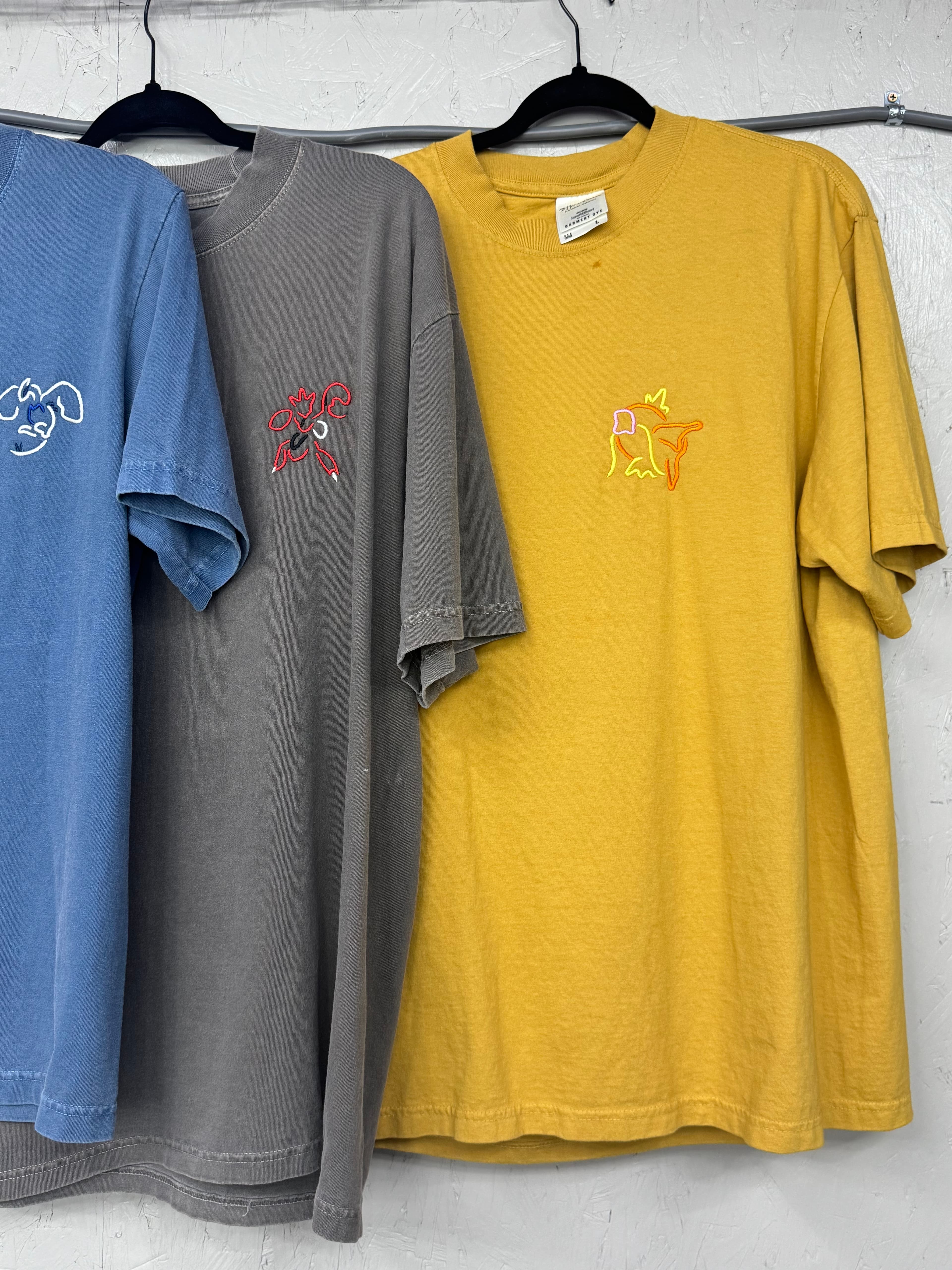 Pokémon Embroidered T-Shirts — Multiple Designs